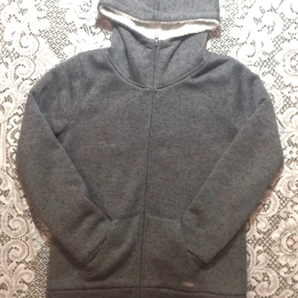 COPY - Element Gray Zip-Up Fleece Hoodie